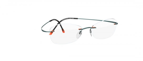 Silhouette TMA Pulse 4533 Eyeglasses, 6056 Mango / Teal