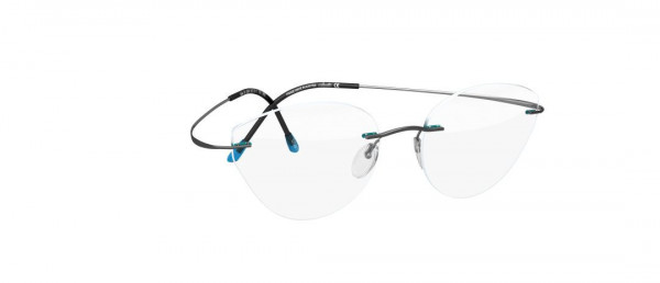 Silhouette TMA Pulse 4536 Eyeglasses, 6059 Blue Curacao / Grey