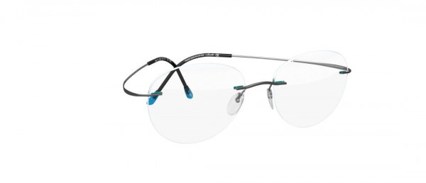 Silhouette TMA Pulse 5488 Eyeglasses, 6059 Blue Curacao / Grey