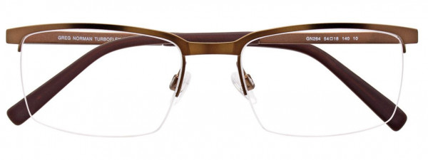 Greg Norman GN264 Eyeglasses, 010 - Satin Brown