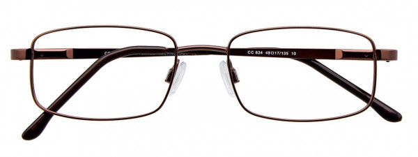 CoolClip CC834 Eyeglasses, 010 - Satin Dark Brown