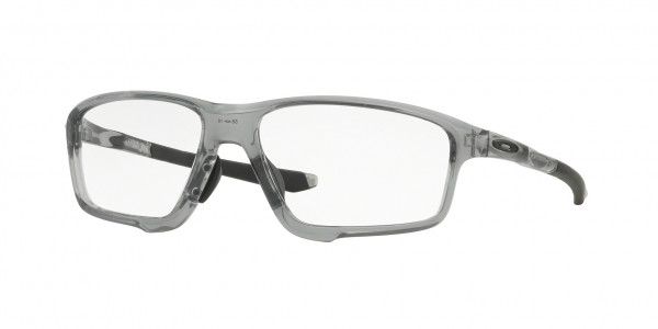 Oakley OX8080 CROSSLINK ZERO (A) Eyeglasses, 808004 CROSSLINK ZERO (A) POLISHED GR (GREY)