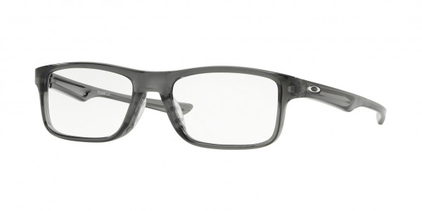 Oakley OX8081 PLANK 2.0 Eyeglasses, 808106 PLANK 2.0 POLISHED GREY SMOKE (GREY)