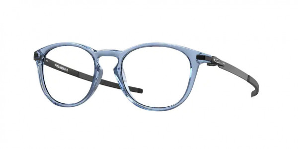 Oakley OX8105 PITCHMAN R Eyeglasses, 810522 PITCHMAN R TRANSPARENT BLUE (BLUE)