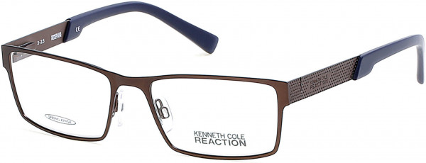 Kenneth Cole Reaction KC0782 Eyeglasses, 049 - Matte Dark Brown