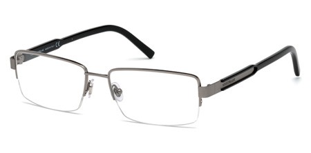 Montblanc MB-0623 Eyeglasses, 014 - Shiny Light Ruthenium