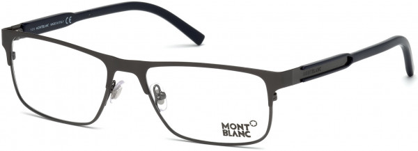 Montblanc MB0624 Eyeglasses, 009 - Matte Gunmetal