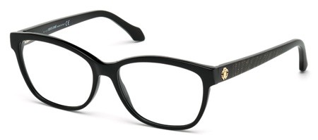Roberto Cavalli SIRRAH Eyeglasses, 001 - Shiny Black