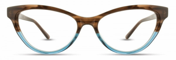 Cinzia Designs CIN-5049 Eyeglasses, 1 - Mocha Demi / Teal
