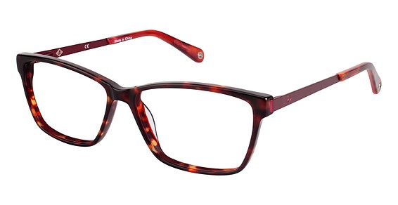 Sperry Top-Sider Catalina Eyeglasses, C02 Tortoise Brgdy