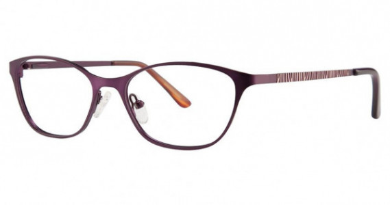 Fashiontabulous 10x244 Eyeglasses, matte plum/gold