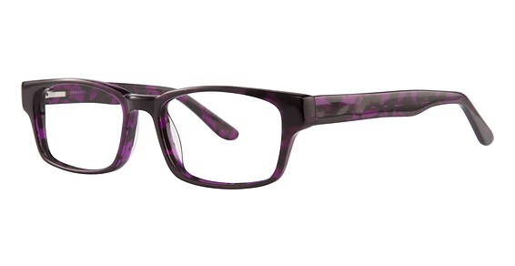 Genevieve Havoc Eyeglasses, purple tortoise