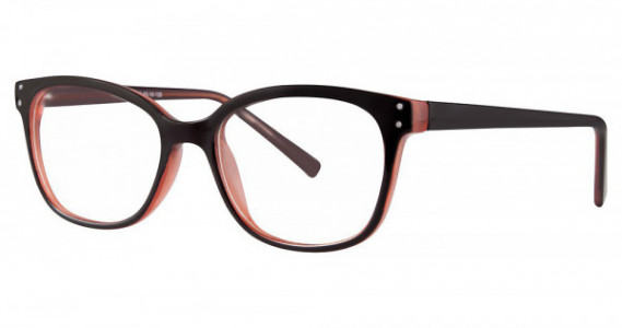 Modern Optical ADVICE Eyeglasses, Black/Mauve