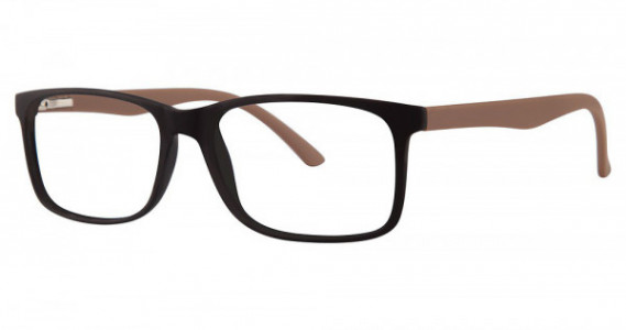 Modern Times ESSENTIAL Eyeglasses, Black/Khaki Matte