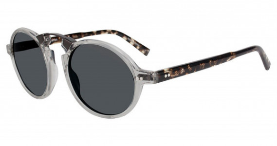 John Varvatos V605 UF Polarized Eyeglasses, Grey/Crystal