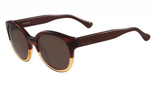 Calvin Klein CK4313S Sunglasses, (506) STRIPED HAVANA ORANGE