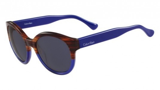 Calvin Klein CK4313S Sunglasses, (508) STRIPED HAVANA BLUE