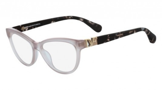 Diane Von Furstenberg DVF5084 Eyeglasses, (651) MILKY BLUSH
