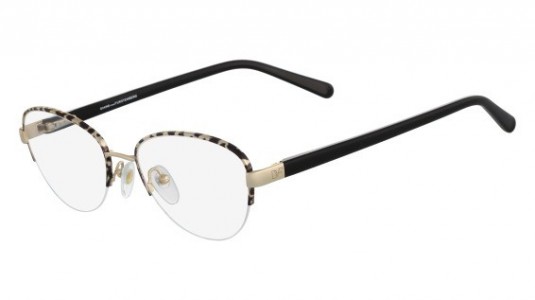 Diane Von Furstenberg DVF8053 Eyeglasses, (001) BLACK