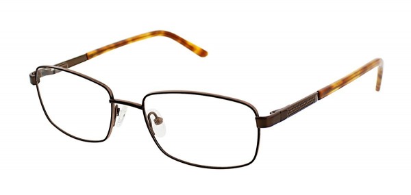 ClearVision DARREL Eyeglasses, Coffee