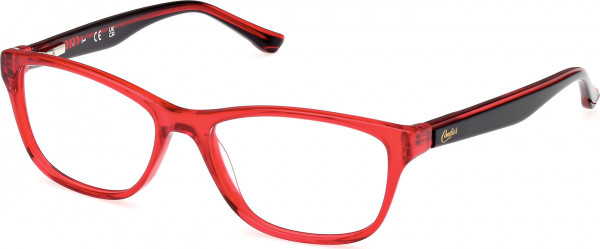 Candie's Eyes CA0136 Eyeglasses, 068 - Shiny Light Red / Black/Monocolor