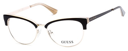 Guess GU-2552 Eyeglasses, 050 - Dark Brown/other