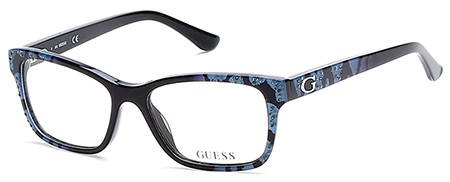 Guess GU-2553 Eyeglasses, 005 - Black/other