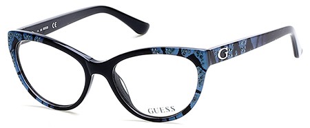 Guess GU-2554 Eyeglasses, 005 - Black/other
