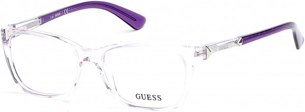 Guess GU2561-F Eyeglasses, 078 - Shiny Lilac