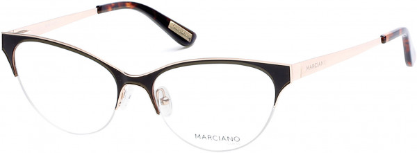 GUESS by Marciano GM0277 Eyeglasses, 048 - Shiny Dark Brown
