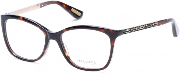 GUESS by Marciano GM0281 Eyeglasses, 052 - Dark Havana