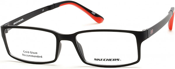 Skechers SE3175 Eyeglasses, 002 - Matte Black