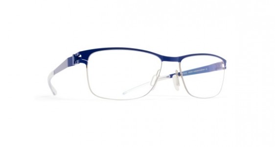Mykita PETZ Eyeglasses, SILVER/INTERNATIONAL BLUE