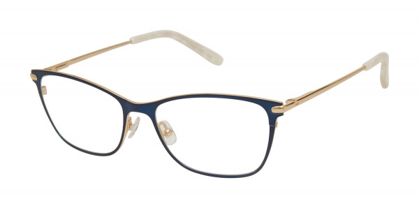 Ted Baker B239 Eyeglasses, Navy Gold (NAV)