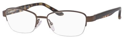 Safilo Design Sa 6038 Eyeglasses, 0PGS(00) Brown / Black Havana
