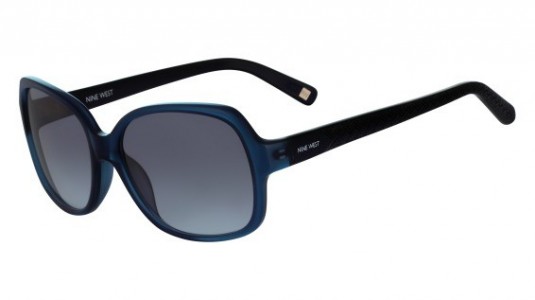 Nine West NW587S Sunglasses, (434) CRYSTAL NAVY