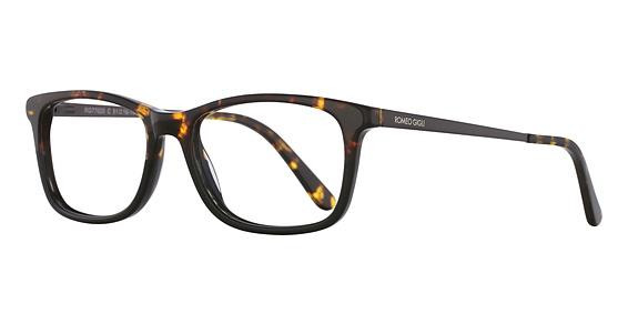 Romeo Gigli RG77020 Eyeglasses, Demi-Black