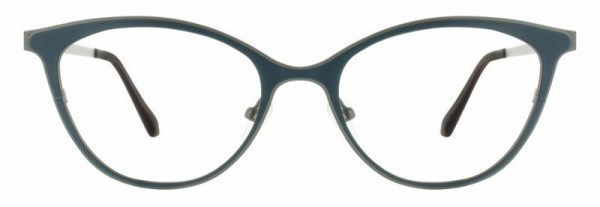 Cinzia Designs CIN-5051 Eyeglasses, 2 - Teal / Graphite