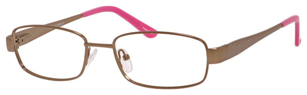 Enhance EN3936 Eyeglasses, Satin Brown