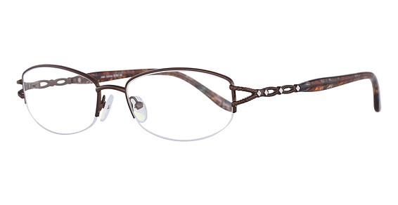 Joan Collins 9797 Eyeglasses, Brown