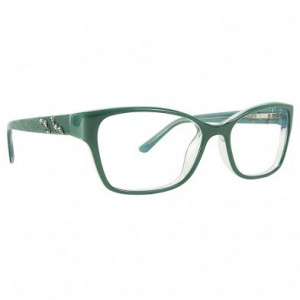 Badgley Mischka Lolie Eyeglasses, Sea Green