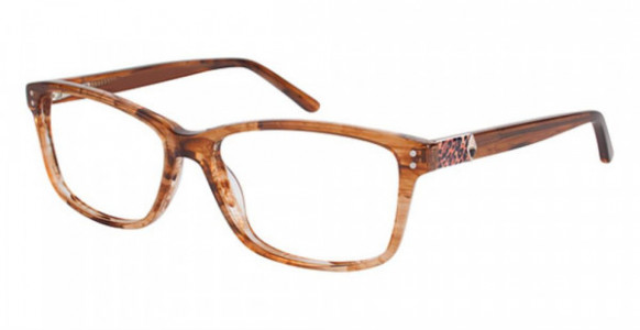 Kay Unger NY K186 Eyeglasses, Brown