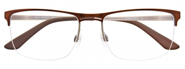 Greg Norman GN265 Eyeglasses, 010 - Matt Brown & Silver