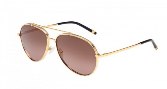 Boucheron BC0003S Sunglasses, 002 - GOLD with BROWN lenses