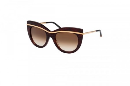 Boucheron BC0004S Sunglasses, 002 - HAVANA with GOLD temples and BROWN lenses