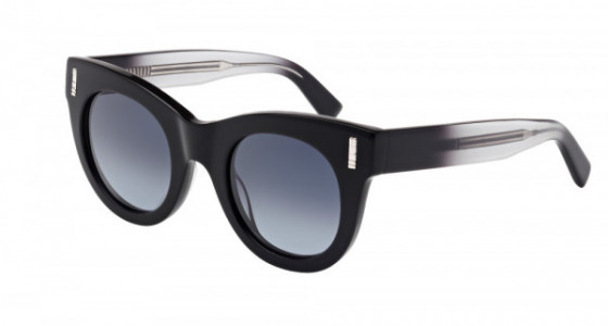 Boucheron BC0007S Sunglasses, BLACK with GREY lenses