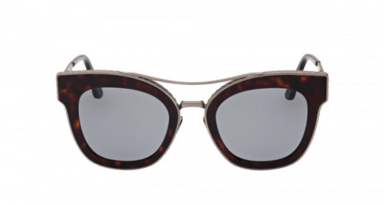 Bottega Veneta BV0012S Sunglasses, SILVER with SMOKE lenses