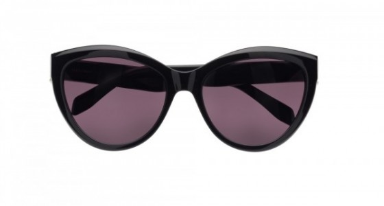 Alexander McQueen AM0003S Sunglasses, BLACK with GREY lenses