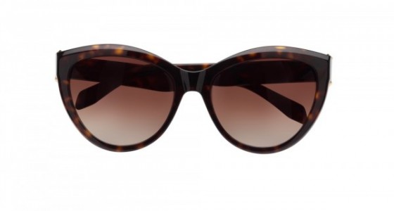 Alexander McQueen AM0003S Sunglasses, AVANA with BROWN lenses