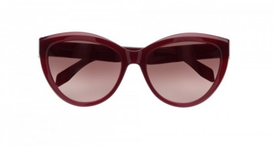 Alexander McQueen AM0003S Sunglasses, RED with RED lenses